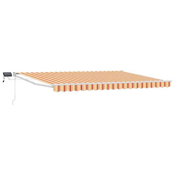 vidaXL - Handbediende - luifel - met - LED's - Multikleur - 4,5 - × - 3 - m