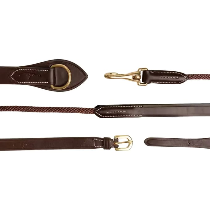 Leren teugels Dy'on 5/8"