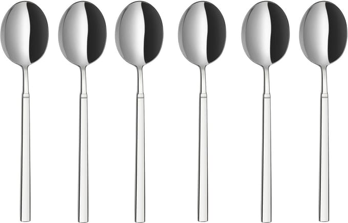 Bonna Tafellepel - Grace - RVS - 21 cm - set van 6