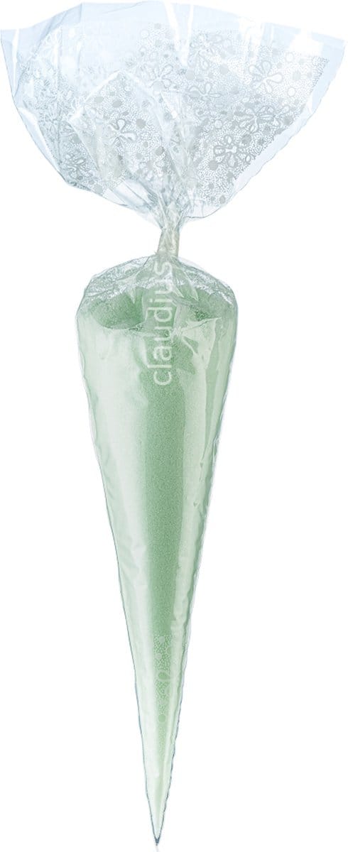 Scrubzout Eucalyptus - 500 gram in puntzak wit - set van 6 stuks - Hydraterende Lichaamsscrub
