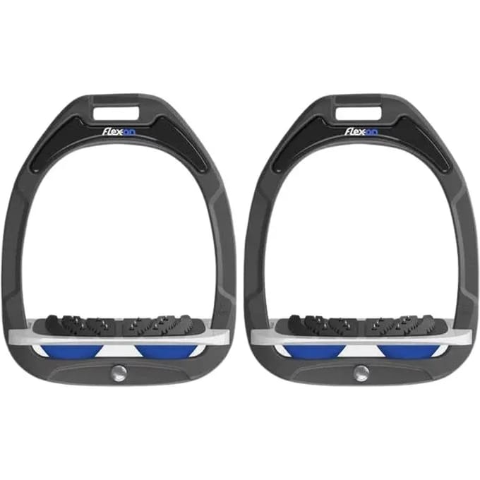 Ingeklapte Ultra Grip Steigeren Antraciet/Wit/Blauw Flex-On Green Composite