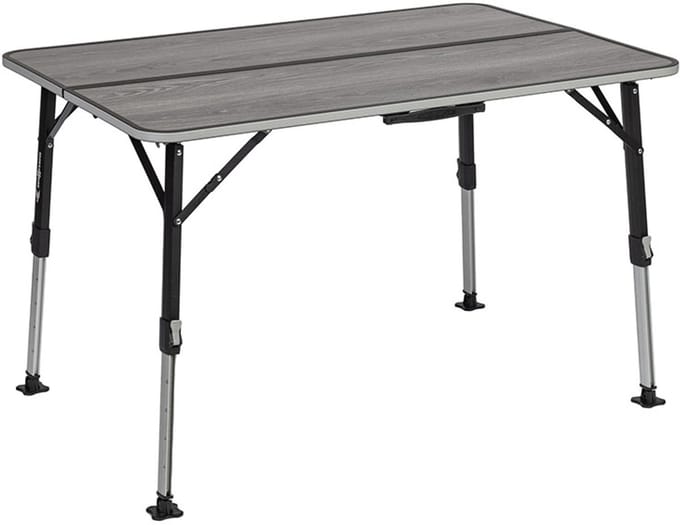 Brunner ELÙ Duplit NG - Campingtafel 110 x 75 x 49/70 cm - Aluminium frame - Verstelbare poten - Honingraat blad