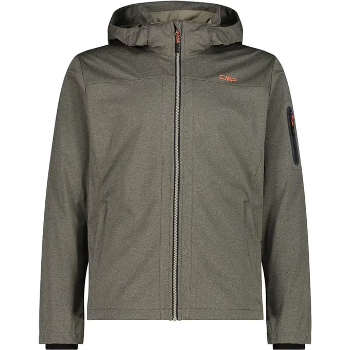 Cmp Zip Hood 39a5027m Softshelljack Grijs L Man