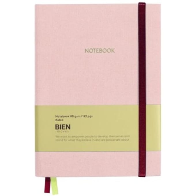 Bien moves notitieboekje, lichtroze