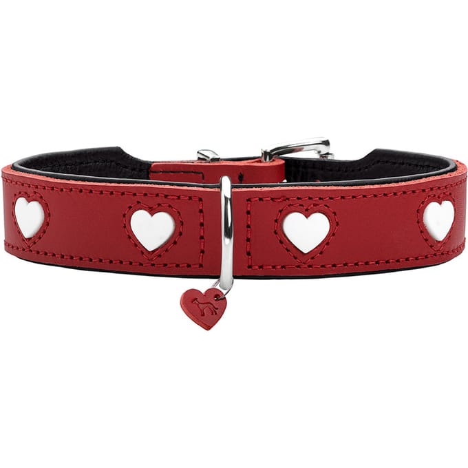 HUNTER Halsband Love, rood 55: 41-49cm Hond