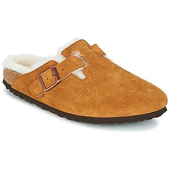 ♪ Birkenstock boston harling suede leder - nerts