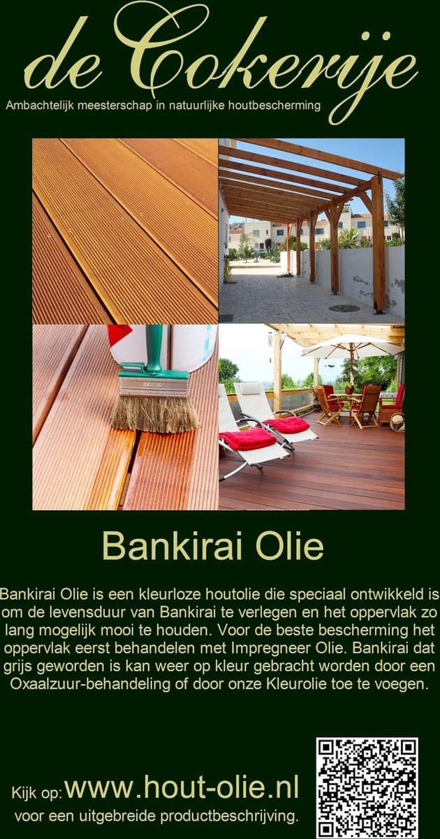 Bankirai Olie, 500 ml