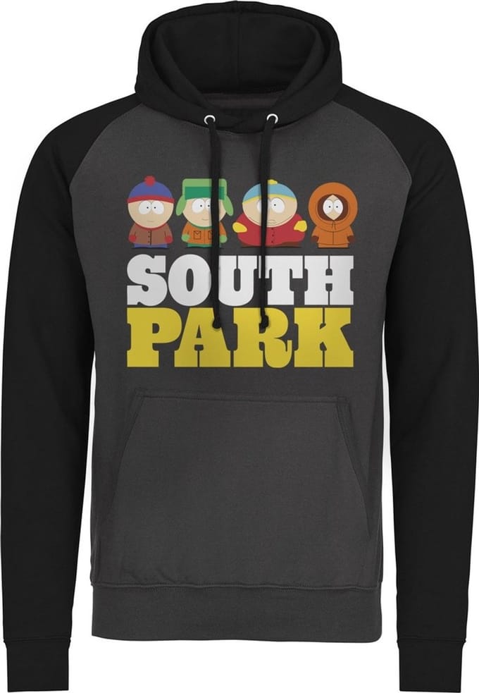 South Park BaseBall-hoodie donkergrijs-zwart