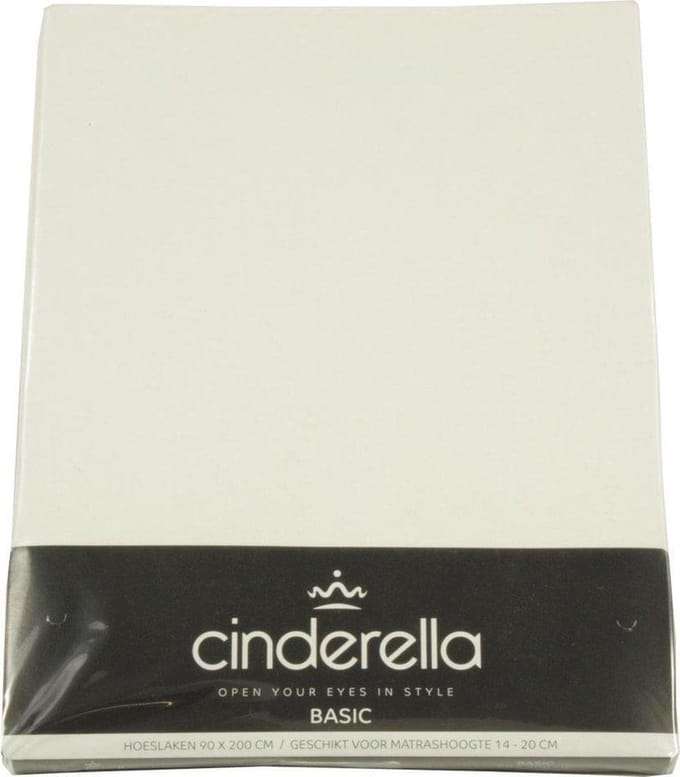 Hoeslaken Cinderella katoen naturel