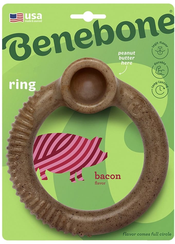 Benebone Ring Bacon Medium