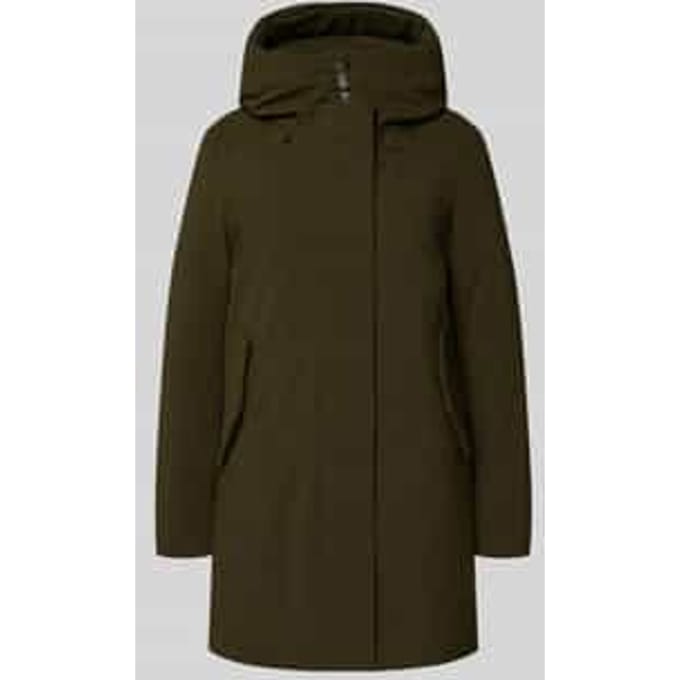 Parka met gevoerde opstaande kraag, model 'Nellie'