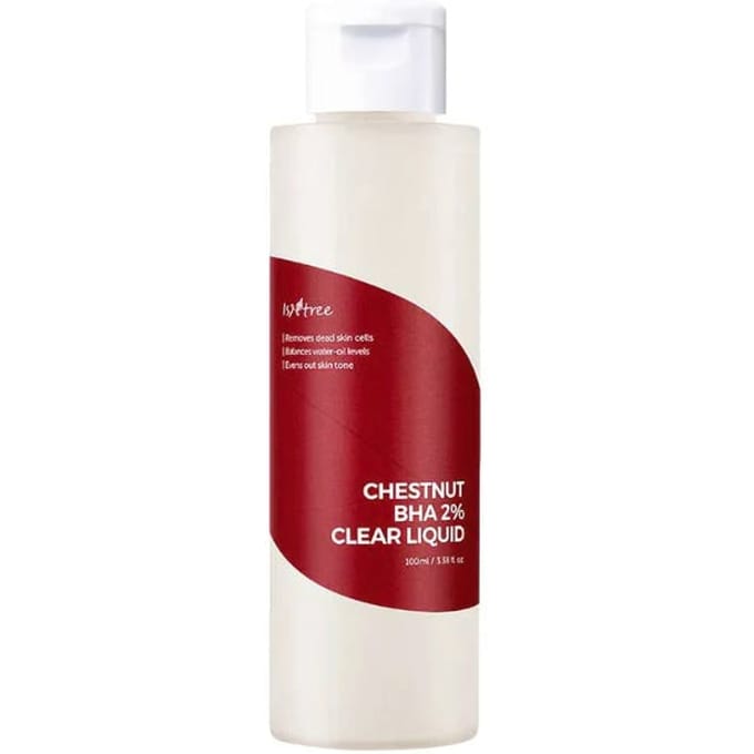 ISNtree, Chestnut BHA 2% Clear Liquid, 3.38 fl oz (100 ml) white