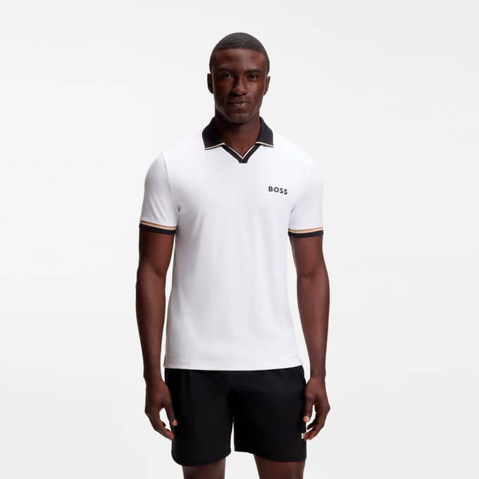 BOSS Serve 2 Polo Heren-wit