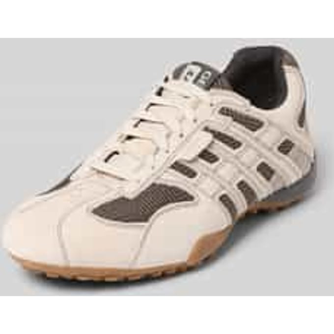 Geox U Snake Original A Leren herentrainers U55MNA 02214 C5V9F grijs