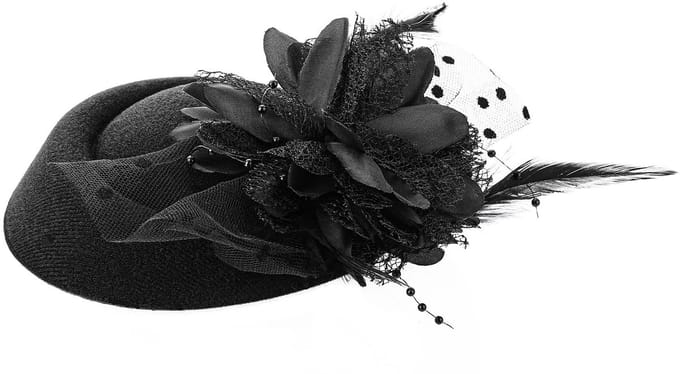 Dailygoods- Fascinatorhoed Lichtgewicht - Cocktailhoed - Bruiloft - Kerk
