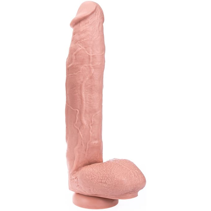 Dinoo - Monster - King-size Dildo - 28 x 5.5 cm - Beige