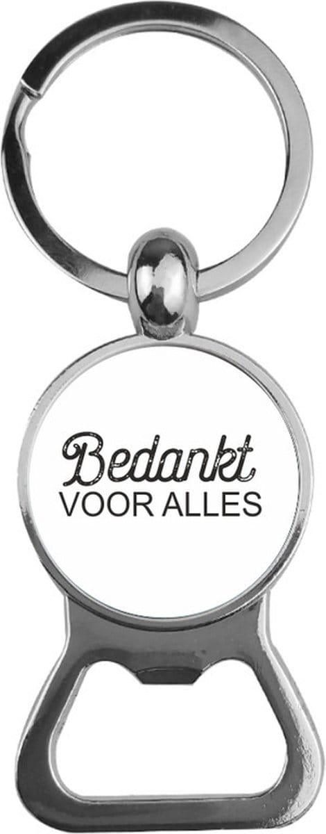 Bieropener Glas -  Bedankt Voor Alles