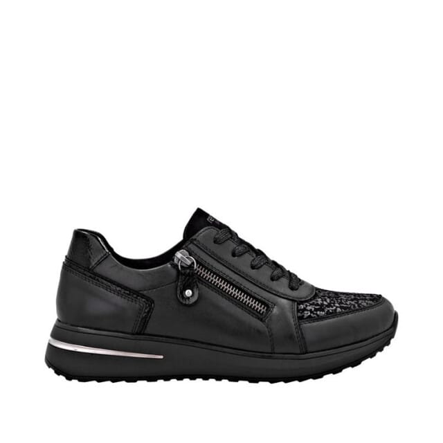 Minato-sneakers met veters en rits