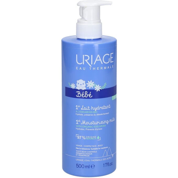 Uriage Baby 1st Moisturizing Milk with Organic Edelweiss 500 Melk