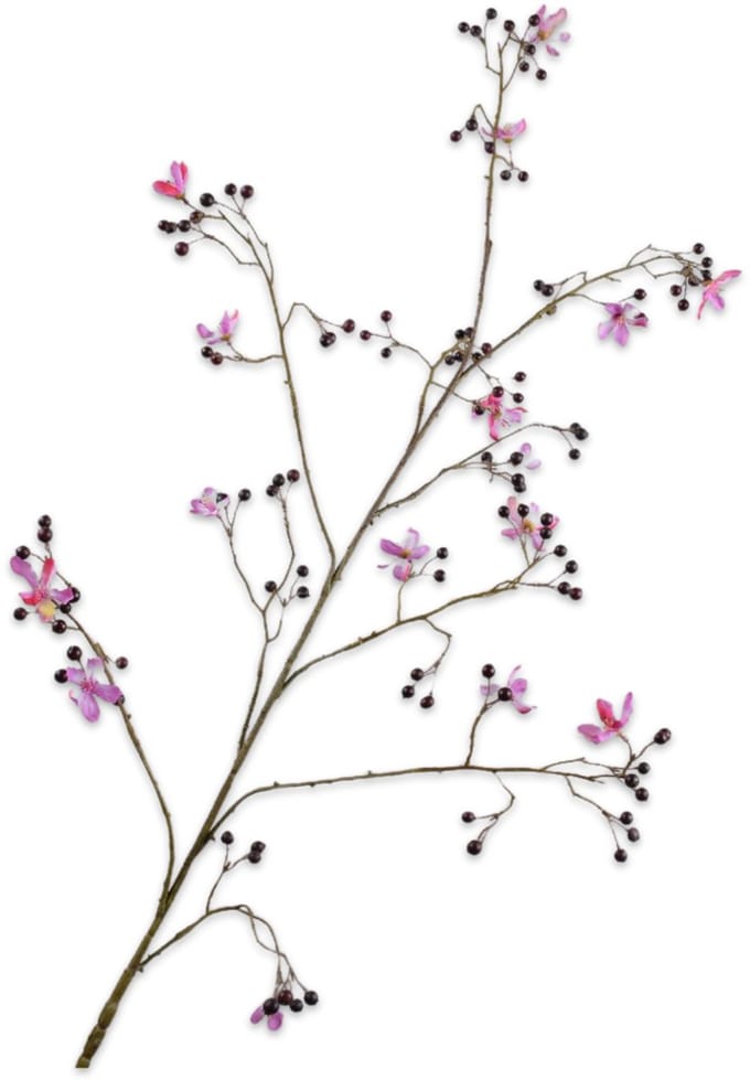 Silk-ka - Kunstbloem - bloesem - paars - H125 cm