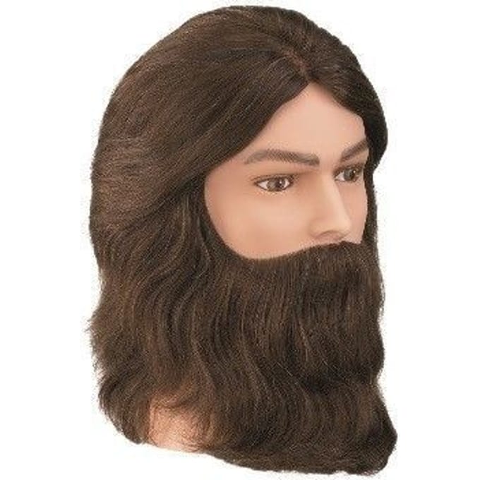 Bergmann Oefenhoofd Amigo baard lichtbruin 20cm