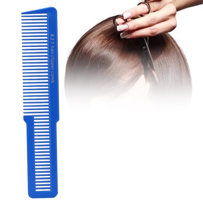Professionele Salon Tondeuse Knipkam Kapper Kapperskam Voor Haartrimmen (Blauw) blauw