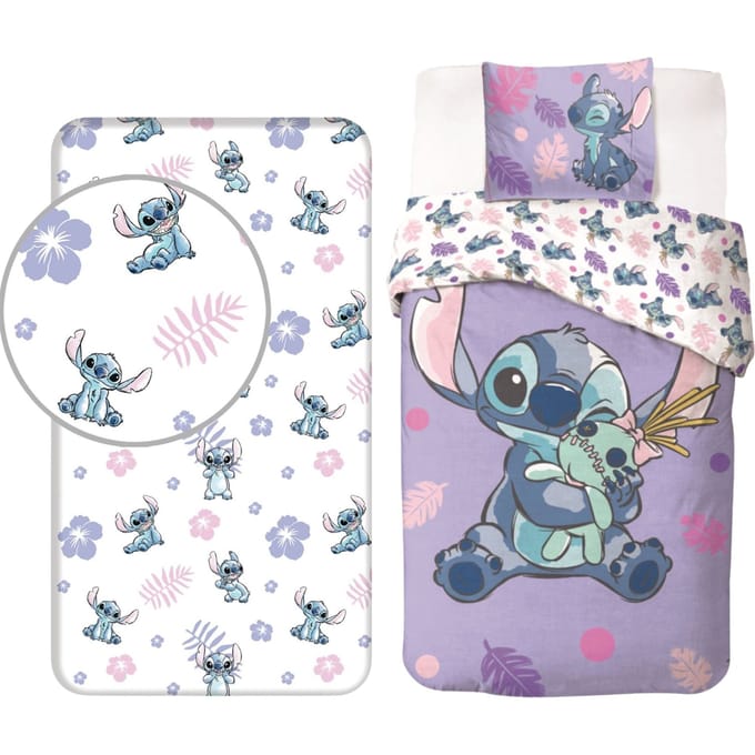 Lilo & Stitch Dekbedset - Dekbedovertrek - Hoeslaken - Kussensloop