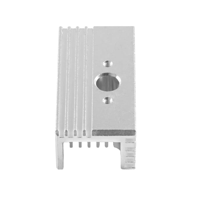 Aluminium Koelblok Compatibel met Creality Sprite Extruder en Ender S1S1 PRO Vermoon V1V1 zilver