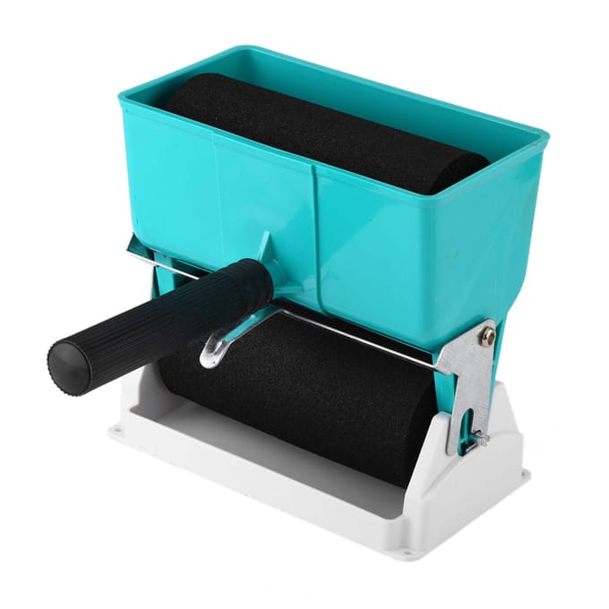 Draagbare handbediende lijmroller voor houtbewerking 6inch blue