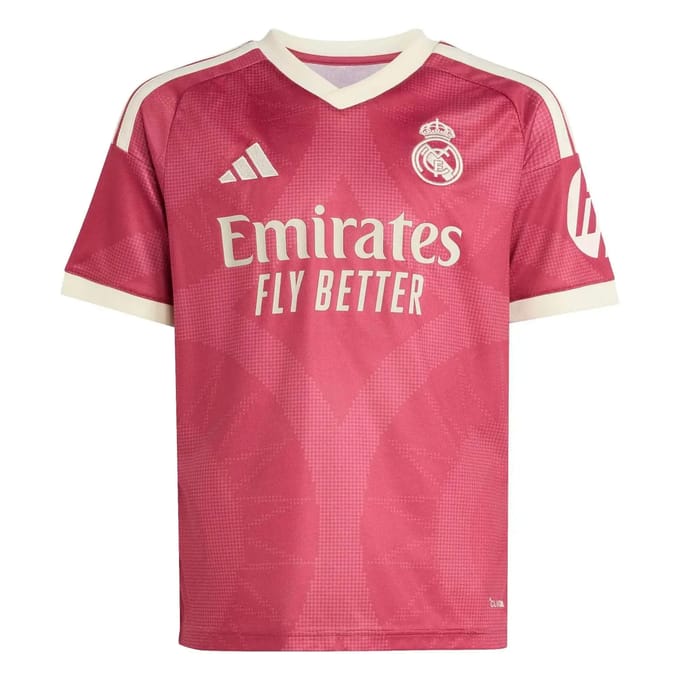 adidas Real Madrid 2026/27 Third Shirt Junior - Roze - Kind, Roze 15-16Y