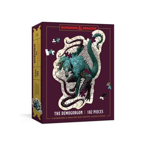 Dungeons & Dragons Mini Shaped Jigsaw Puzzle: The Demogorgon Edition - Dungeons & Dragons - Official Dungeons & Dragons Lice