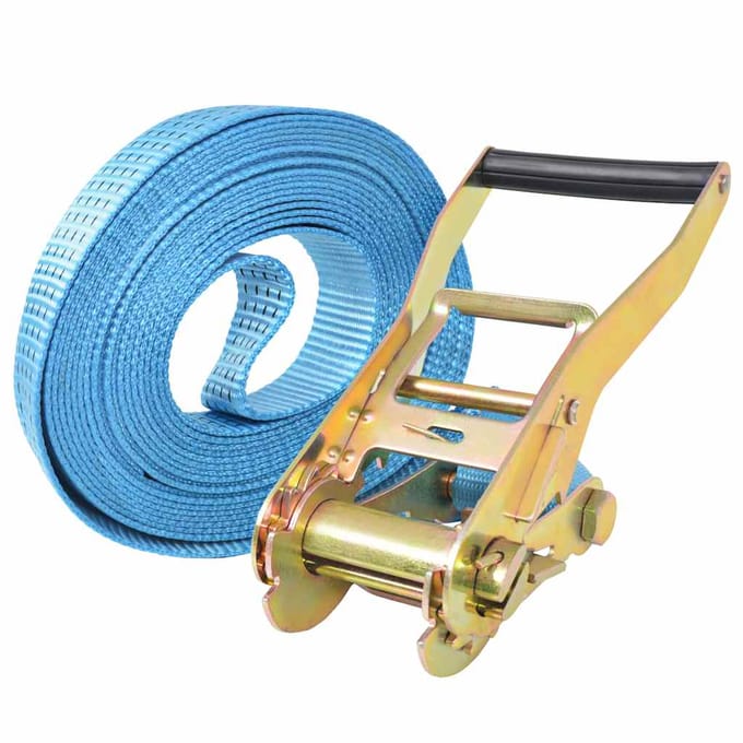 vidaXL - Spanbanden - 4 - ton - 8mx50mm - blauw - 4 - st