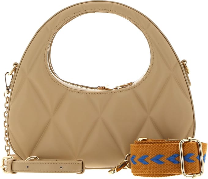SEIDENFELT MANUFAKTUR Schoudertas Nordli Handbag Light Sand / Gold Beige