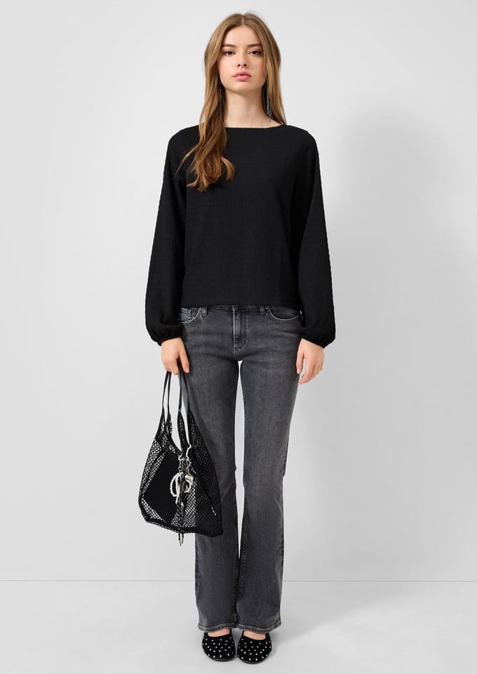Moderne Middelhoge Bootcut Jeans Dames QS