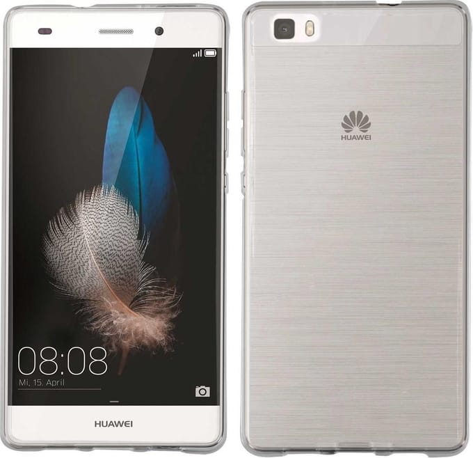 Transparant TPU hoesje voor de Huawei P8 Lite