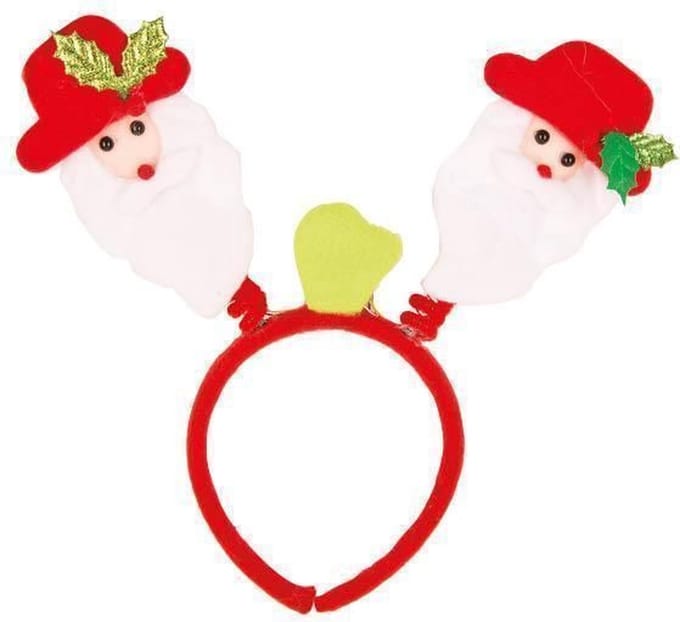 LED Diadeem Kerstman Bopper  | Kerstmis |Feest| Kerstsfeer