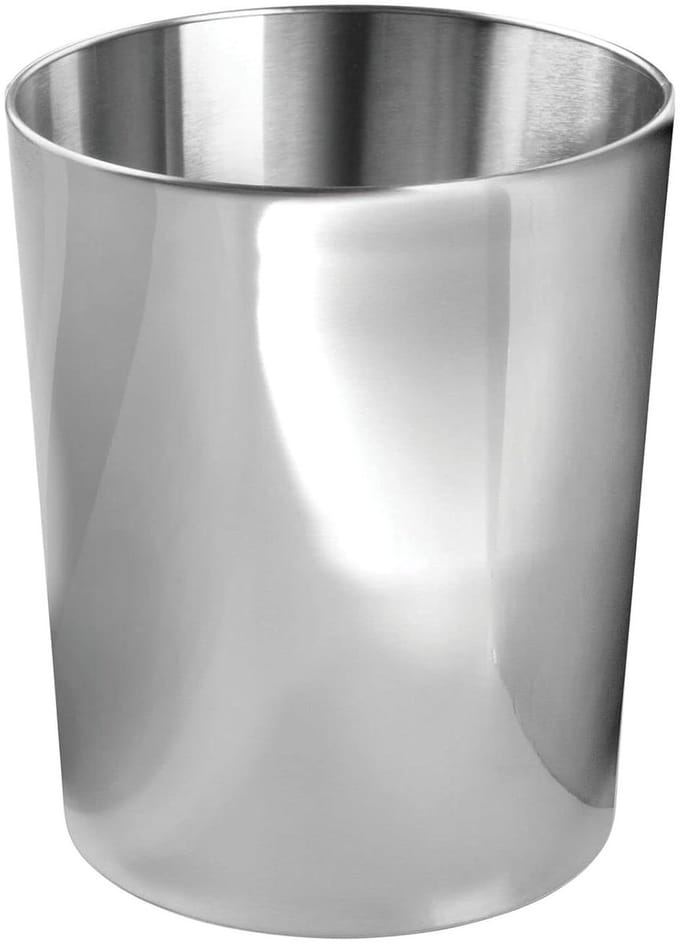 Prullenmand - Afvalbak Vuilnisbak - Afval Verzamelen - Compact Ontwerp - 203 cm diameter - Zilver