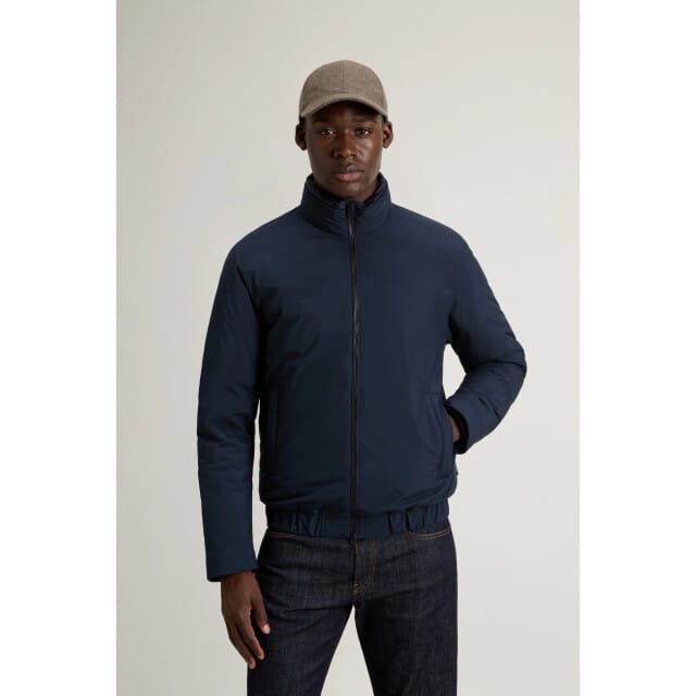 Woolrich Cloud Lewis Bomber  Blauw Cfwoou2076mrut5182