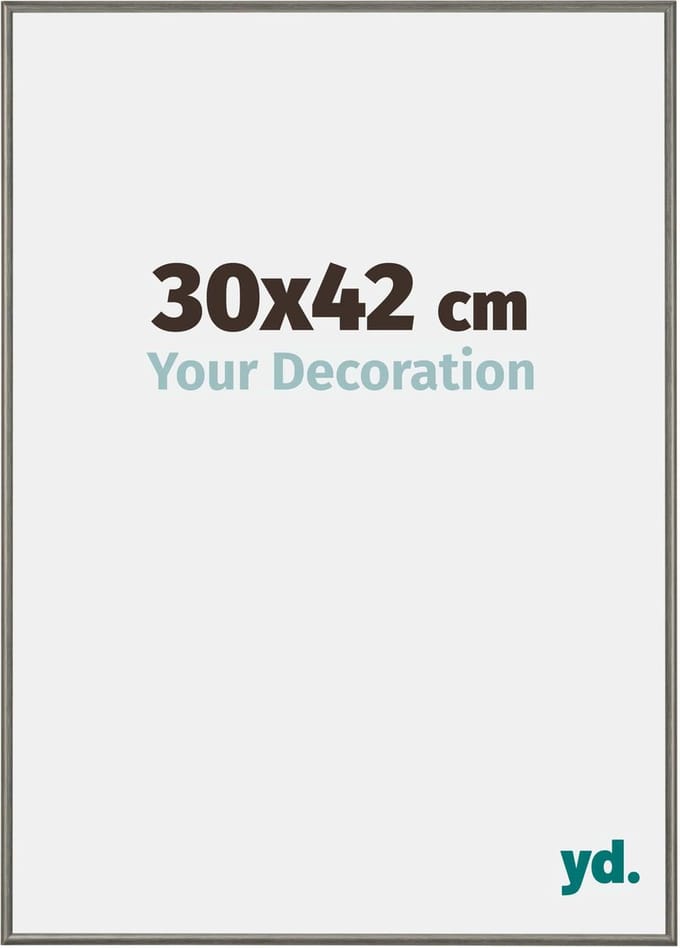 Your Decoration - Fotolijst 30x42 cm - Aluminium - Mercury Structuur - New York