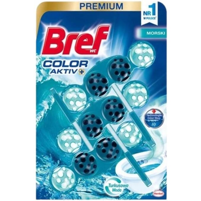 Bref Toilet Hanger Zee Geur, Kalkbescherming 3x50 g