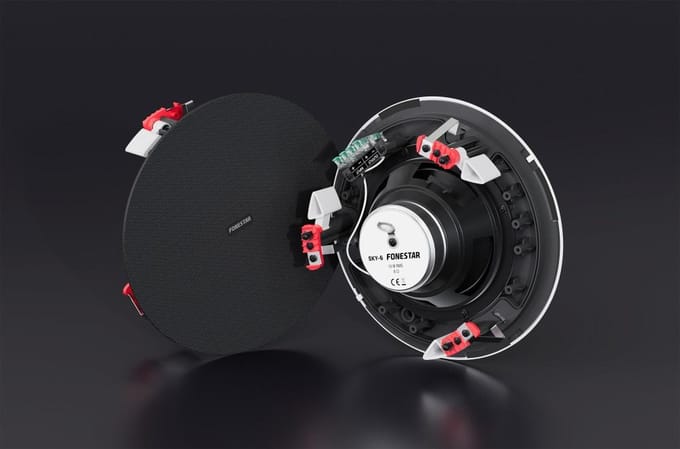 Fonestar SKY-6 - ronde waterdichte inbouwluidspreker, Fonestar wit