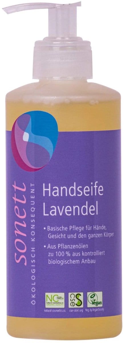 Handzeep lavendel, 300ml, handzeep dispenser, natuurlijke handzeep