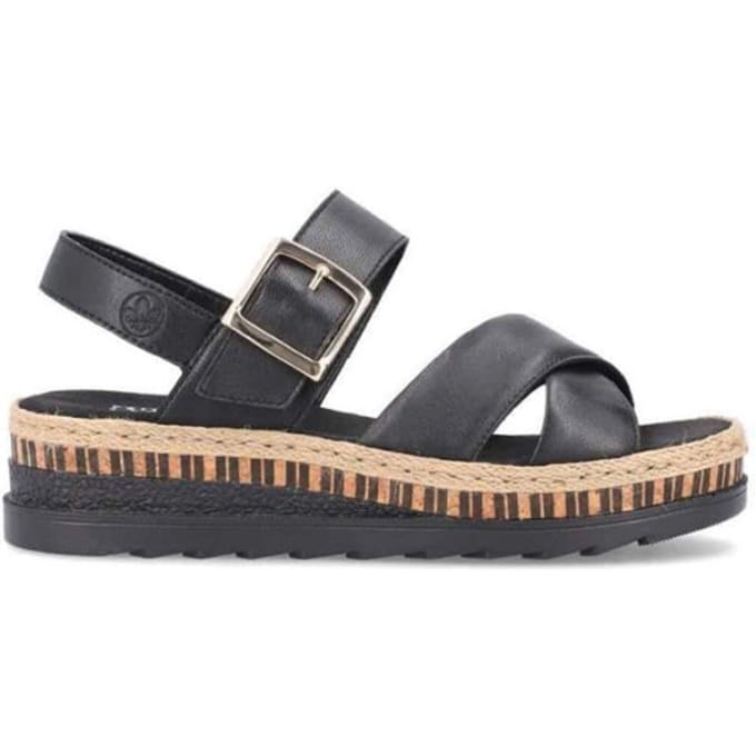 Rieker Sandalen E1/2 zwart - Maat 39