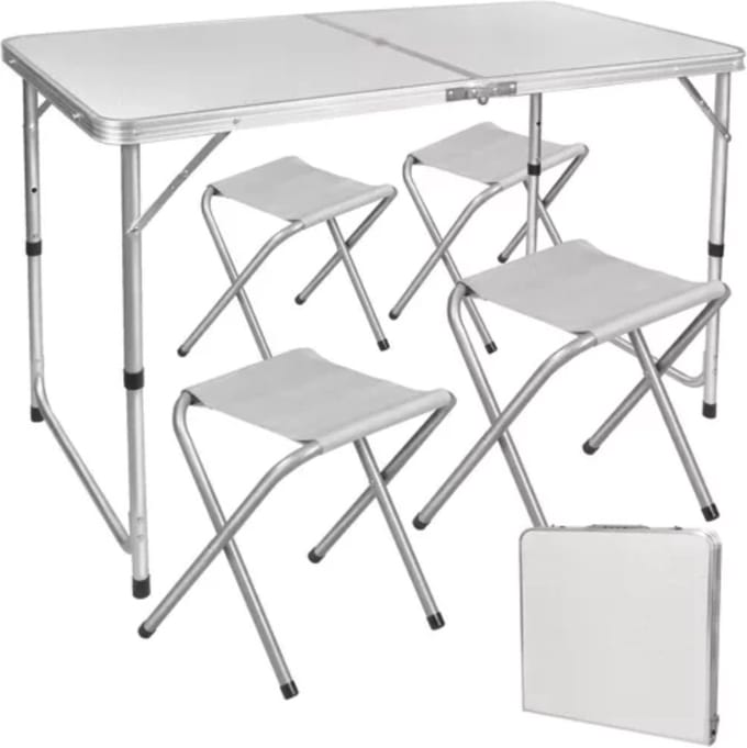 Trizand Campingset met Tafel en Stoelen: Ideaal voor Elk Buitenavontuur