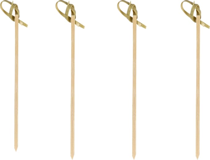 DEPA® Prikker - knoopprikker - Bamboe - 100mm - naturel - 250 stuks
