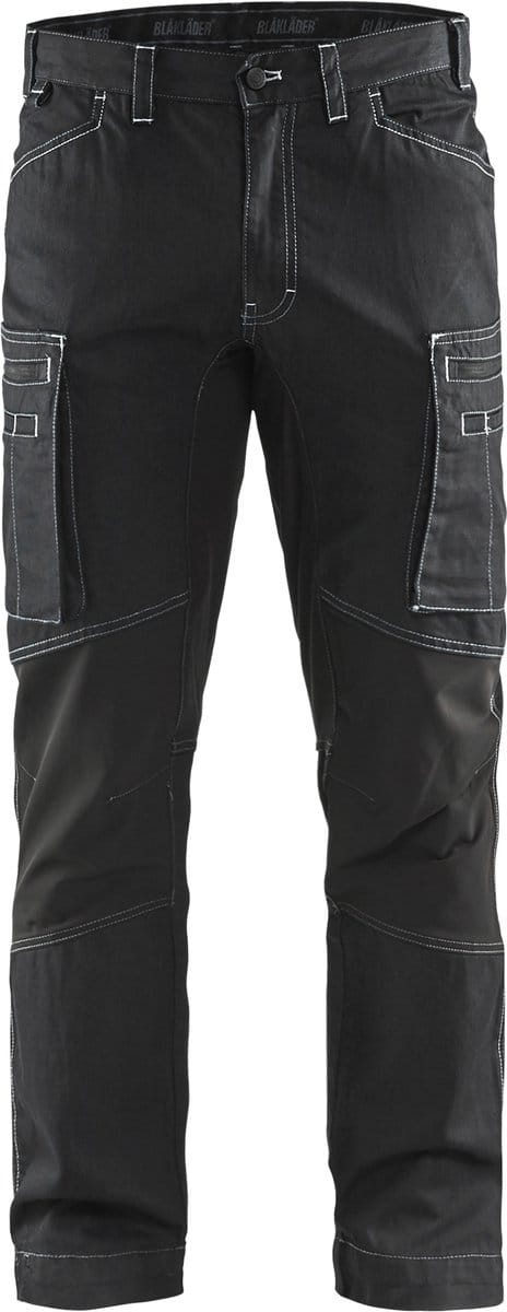 Blaklader BlÕklõder Service Werkbroek denim stretch zwart - maat C50