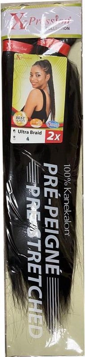 X-Pression Ultra Braid Pre-Stretched nummer 4