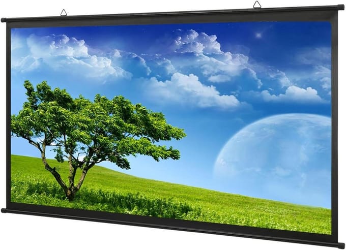 Projectiescherm - Filmscherm Beamer - Thuisbioscoop Ervaring - 4K HD Compatibel - 60 Inch - Wit