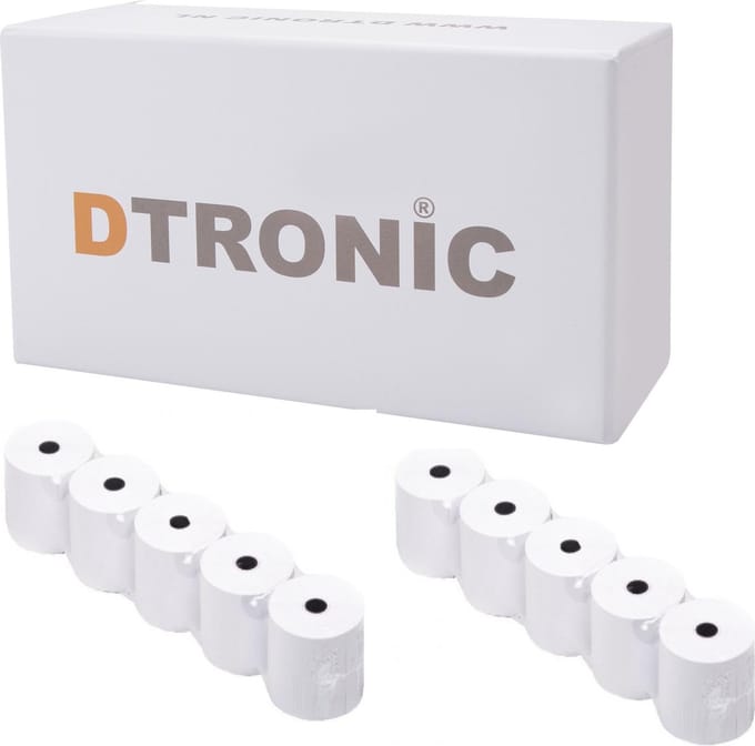 DTRONIC -Thermorollen 5 stuks ST16 - POS 57mm | Kassabonrol