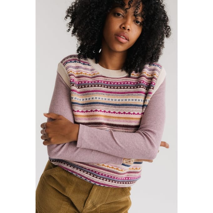 TWOTHIRDS Ballykinler Knit Jacquard Größe: M | Pullover Outlet | Damen
